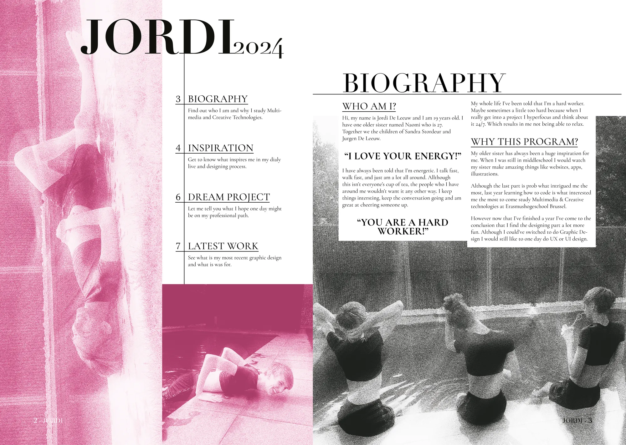 Spread 01 — Index & Editorial